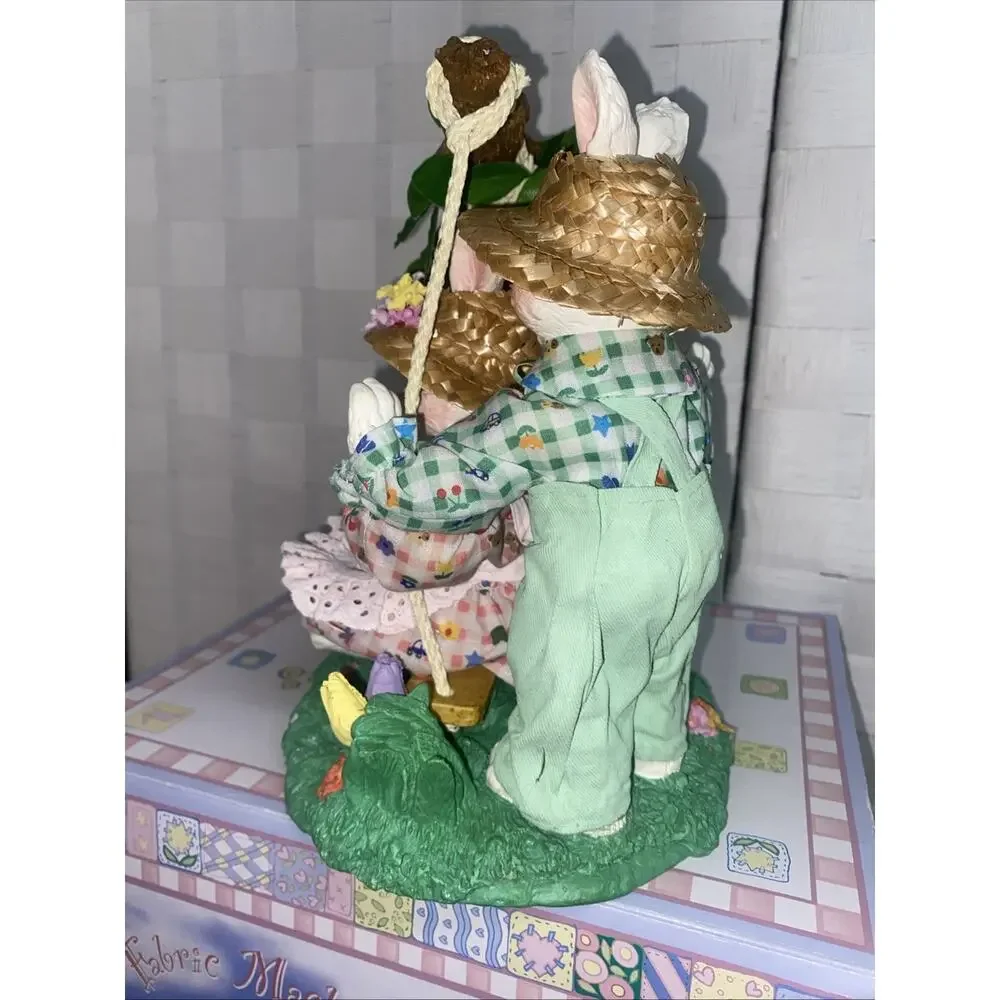 Handcrafted easter bunny